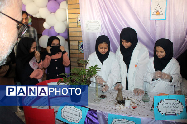 نمایشگاه طرح جابر در مدرسه باباییان ناحیه یک قم