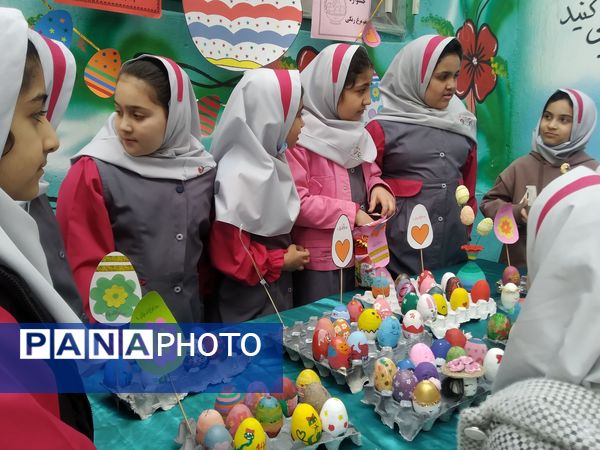 برگزاری جشنواره تخم مرغ رنگی در آموزشگاه دخترانه سارا،ملارد