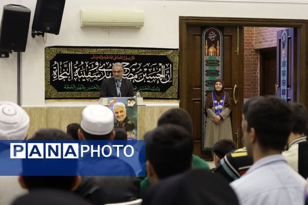 بدرقه معنوی ۷۰ پیشتاز گلستان به حج عمره در بیت‌الزهرا آیت‌الله نورمفیدی