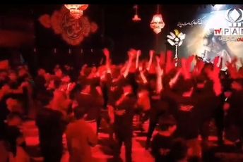 عزاداری مردم دیباج در شب دوم محرم