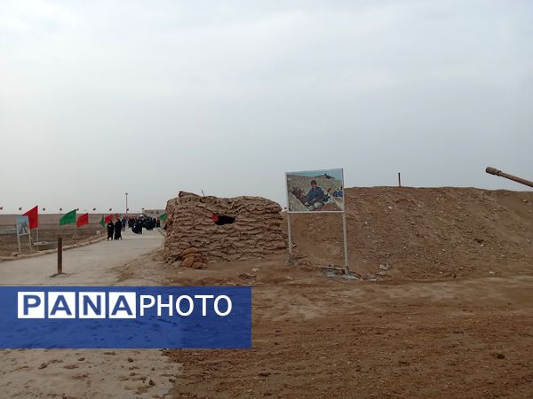 بازدید دانش آموزان خادم الشهدا از شلمچه