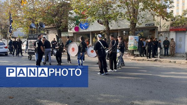 اجتماع فاطمیون و تشییع پیکر 2 شهید گمنام در تالش