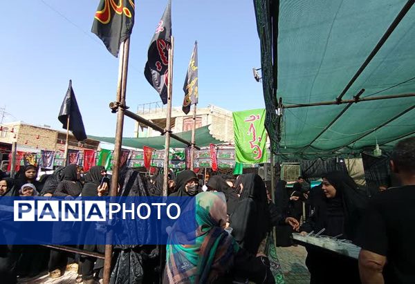 تجمع عاشقان حسینی در پیاده‌روی جاماندگان اربعین 