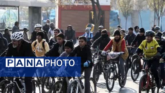 دومین همایش دوچرخه سواری در منطقه ۲ مشهد مقدس
