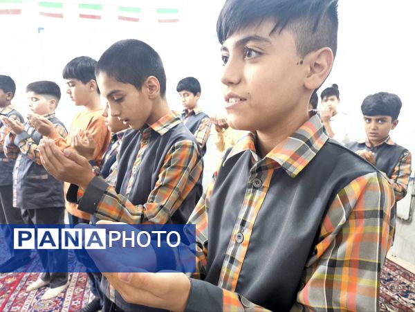 افتتاح نمازخانه در دبستان شهید پسندیده فدافن