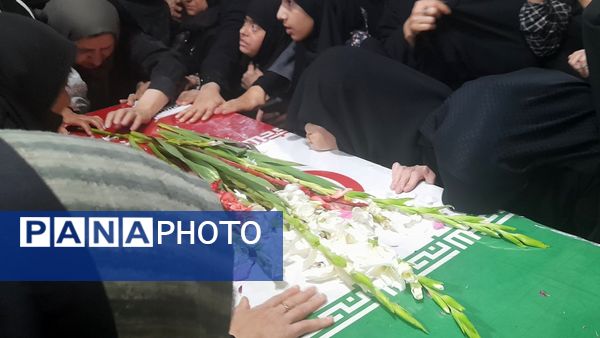 شهید گمنام مهمان محله الهیه شد