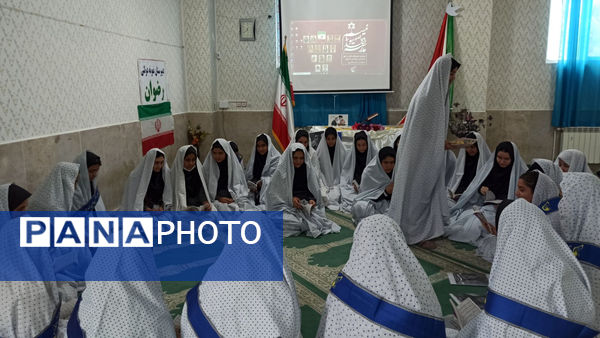 برگزاری هیئت انصارالمهدی (عج) در دبیرستان رضوان