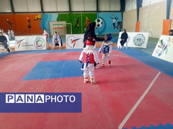 برگزاری مسابقات تکواندو در فاروج