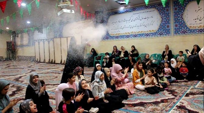 هیئت دخترانه در متجمع مهدیون کرج افتتاح شد