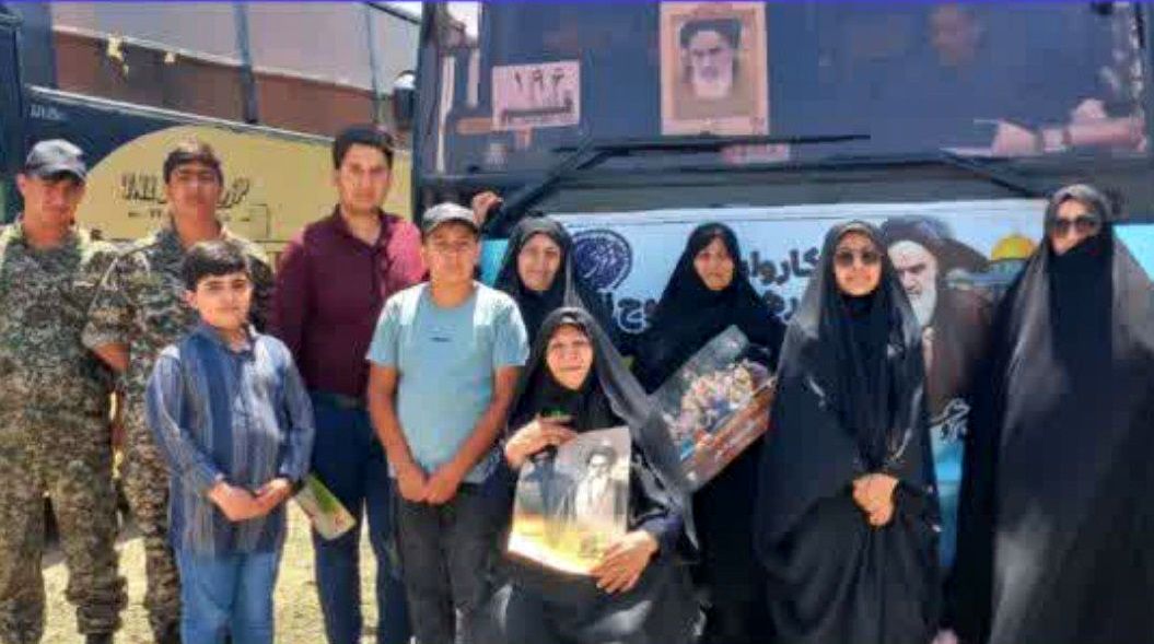 اعزام کاروان زائران روستاهای شهر قنوات قم به مراسم سالگرد ارتحال امام خمینی(ره)