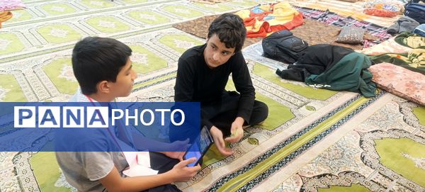 جلوه‌هایی از اعتکاف پسران آشخانه 