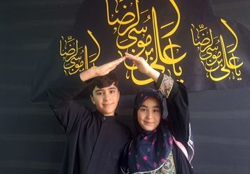هم قدم تا حرم با دختران دلداده مهر رضوی