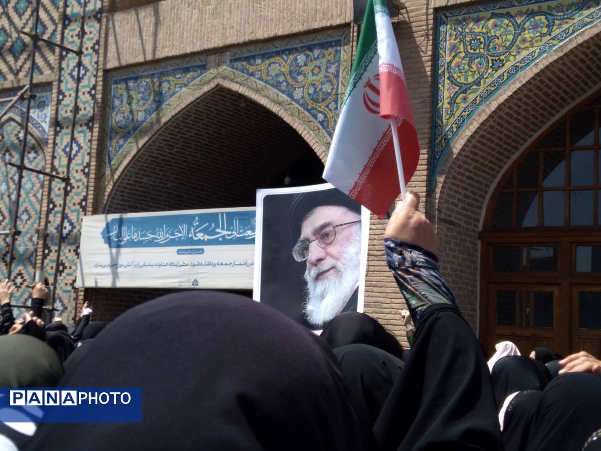 راهپیمایی مردم قزوین در جمعه خشم ونصر 
