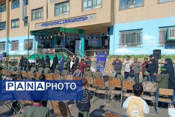 عطر عزای فاطمی در دبستان دکتر اکبری باقرشهر 