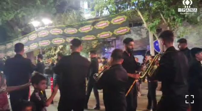 مراسم  عزاداری و سینه زنی و زنجیر زنی در منطقه رهنان