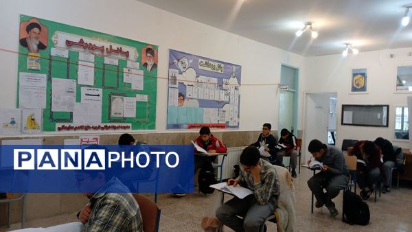 مرحله استانی «آزمون پیشرفت تحصیلی» در دبیرستان نمونه دولتی شهید حاج قاسم سلیمانی شهرستان بن