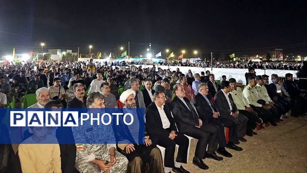 برگزاری اجلاسیه بزرگ شهدای نظرآباد با حضور مسئولان کشوری و استانی در میدان ورزش شهرستان نظرآباد