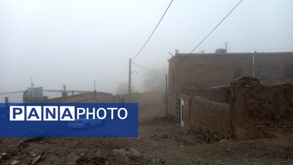 بارش اولین باران پاییزی در روستای بتو