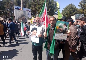 راهپیمایی روز جهانی قدس در بیرجند برگزار شد