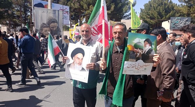 راهپیمایی روز جهانی قدس در بیرجند برگزار شد