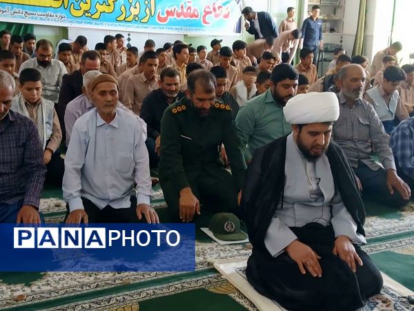 برگزاری یادواره شهدا در مسجد صاحب‌الزمان شهرستان خلیل‌آباد