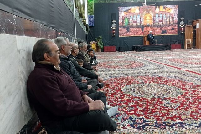  مراسم عزاداری دهه اول فاطمیه (س) در تکیه علی اکبری فدافن