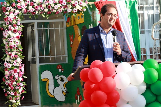 طنین زنگ استکبارستیزی در آموزشگاه سید حسن میرمحمدی میبد 