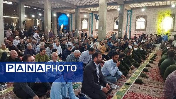 نماز عبادی و سیاسی جمعه همزمان با آغاز هفته نیروی انتظامی در نیشابور