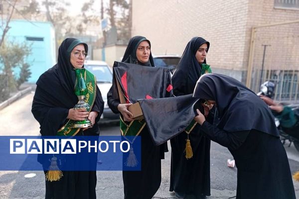 پیوند دل‌های دانش‌آموزان شهرقدس در سوگ حضرت زهرا(س)