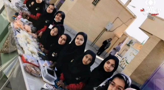 گزارشی از بازارچه دانش‌آموزان دبستان عصمت دامغان