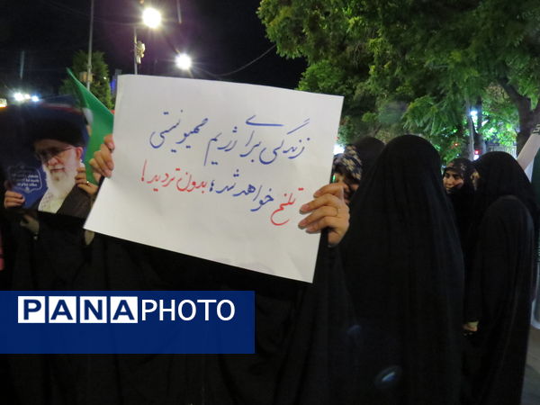 اجتماع مردم غیور بجنورد در حمایت از بیانات مقام معظم رهبری