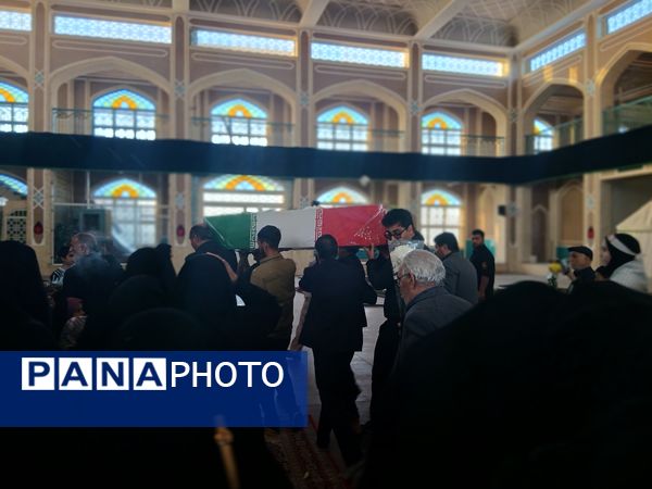 استقبال از شهید گمنام در مسجد امام حسین مجتبی (ع) محله سید میرزا