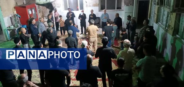 عزاداری اربعین خدمتگزاران حسینیه  ابوالفضلی فدافن در مشهد مقدس