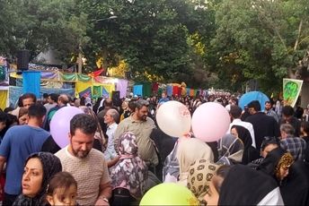 حضور بی‌نظیر مردم کرمانشاه در مهمانی کیلومتری غدیر