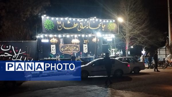 برپایی موکب ساقی عطشان بمناسبت شب قدر در خلیل آباد