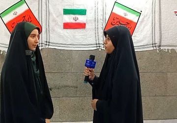 مانور نمادین کشف پهپاد توسط دختران رزمی‌کار فاطمی
