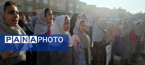 مراسم شهادت حضرت فاطمه زهرا و روز استکبار جهانی در دبستان نیایش 