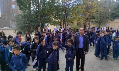 جشن عاطفه‌ها در مدارس چاراویماق