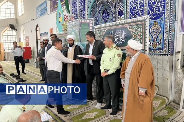 مراسم گرامیداشت هفته نیروی انتظامی در شهرستان سملقان