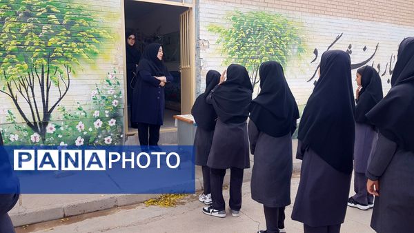 آیین بازگشایی مدارس در مدرسه گلشاد روستای کاهه