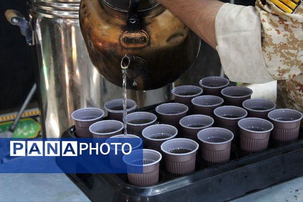 دانش‌آموزان پیشتاز رباط کریم، خادمان کوچک اربعین حسینی