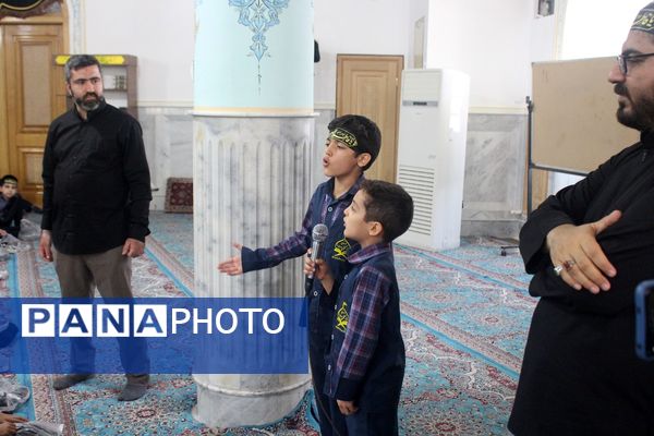 عزاداری دانشآموزان قم در آستان مقدس امامزاده سیدعلی(ع)