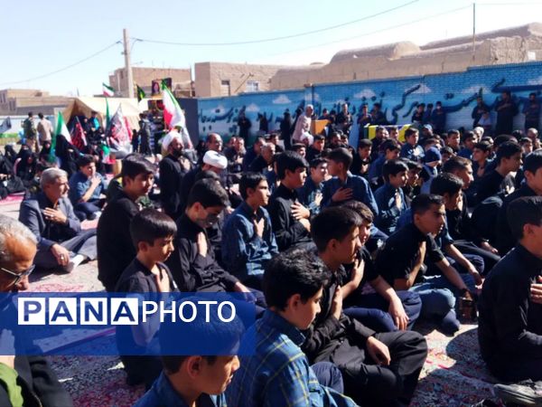 استقبال از شهید گمنام در مدارس ابرکوه