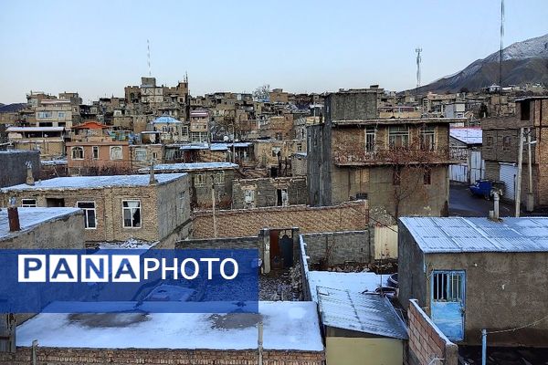 جلوه زمستانی طبیعت شهر بار نیشابور 