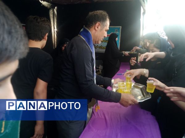برپایی موکب نهادهای اداره آموزش و پرورش در شیروان