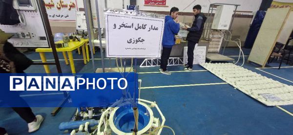 افتتاح نمایشگاه دست‌سازه‌های هنرجویان هنرستان‌های محمودآباد 