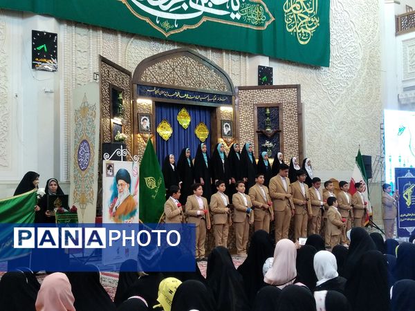شادپیمایی و تجمع بزرگ دختران فاطمی در سومین حرم اهل بیت(ع)