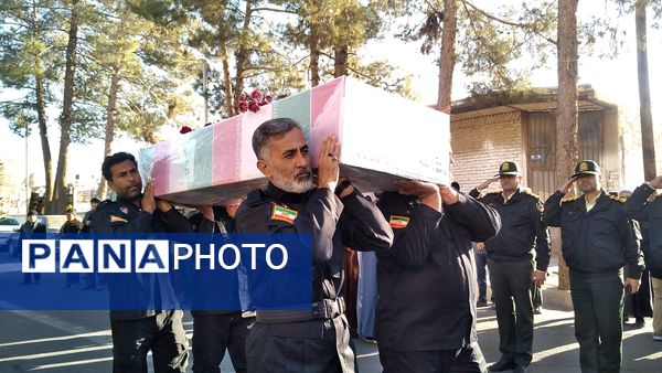 مراسم تشیع پیکر شهید گمنام در شهرستان خلیل آباد 