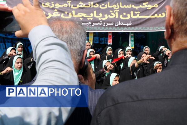 بازدید مشاور وزیر از موکب‌های سازمان دانش‌آموزی آذربایجان غربی