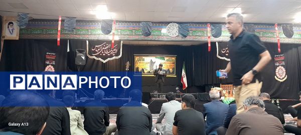 مراسم عزاداری و تعزیه‌خوانی شب ششم دهه ‌محرم در هیئت فرهنگیان  نیشابور